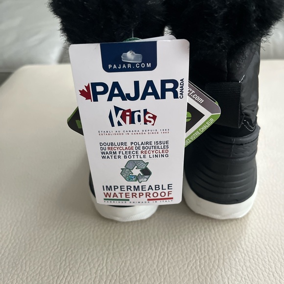 NWT - Pajar Kids’ Faux Fur Lined Winter Boots For -40c - Made in Italy - Size 1Y - Picture 6 of 10
